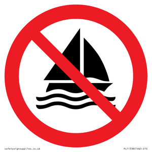 Prohibition: No sailing
